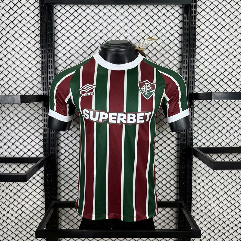 Camisa Fluminense Home 25/26 Jogador Vinho e Verde