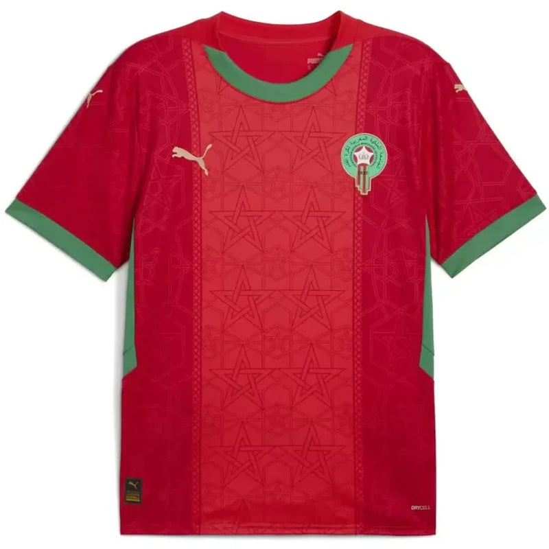 Camisa Marrocos Home 24/25 Torcedor Vermelha