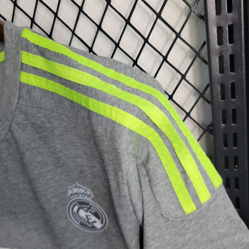 Camisa Real Madrid Away 15/16 Retrô - Torcedor Cinza