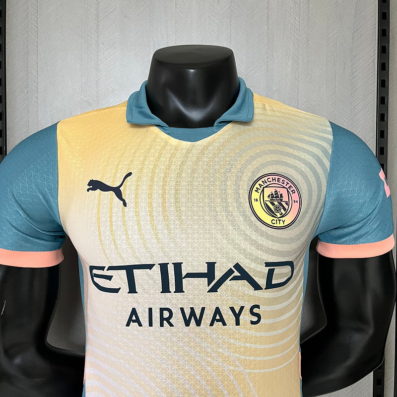 Camisa Manchester City Especial 24/25 Jogador Amarela