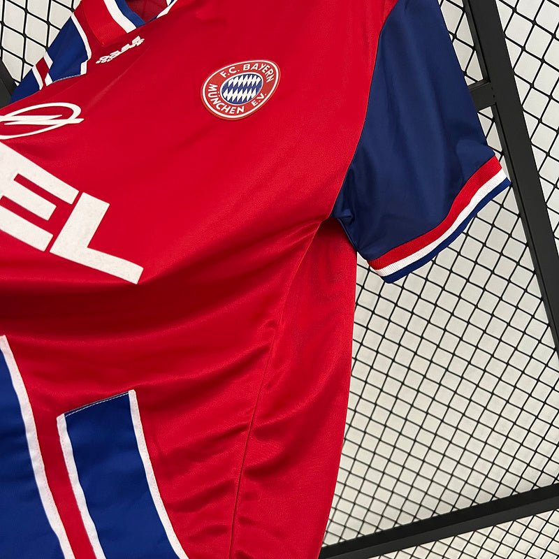 Camisa Bayern de Munique Retrô 94/95 Torcedor Vermelha e Azul