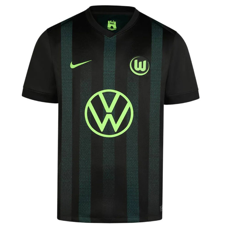 Camisa Wolfsburg Away 24/25 - Torcedor Preta