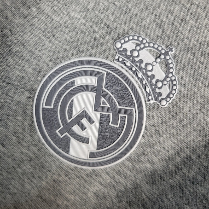 Camisa Real Madrid Away 15/16 Retrô - Torcedor Cinza