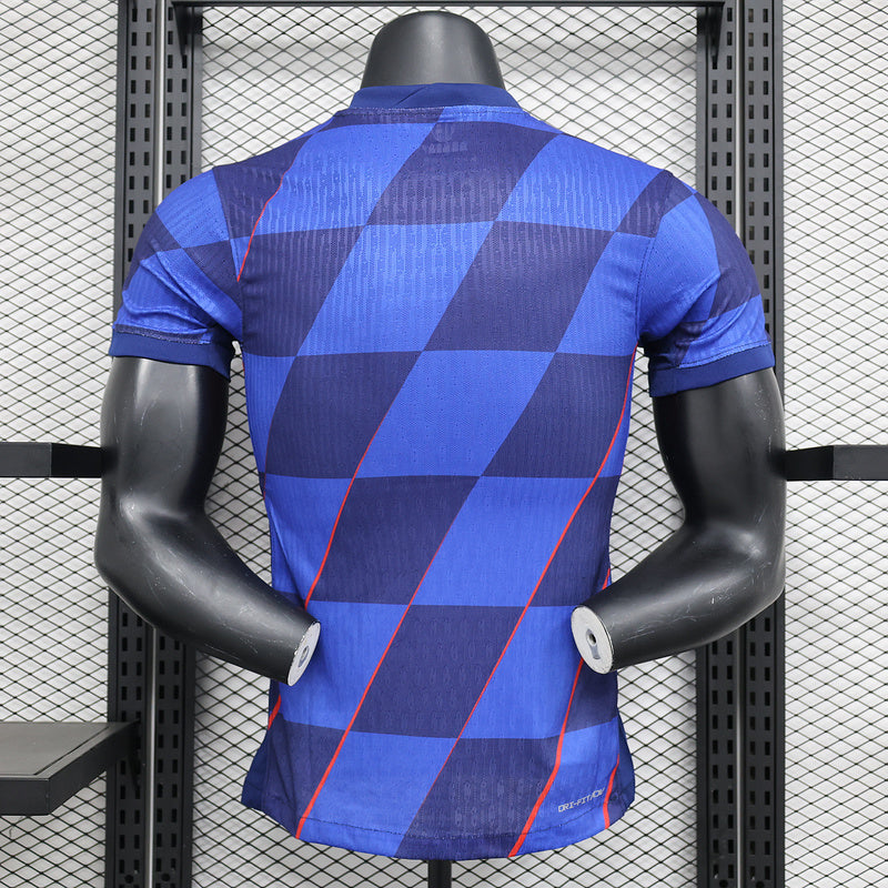 Camisa Croácia Away 24/25 Jogador Azul
