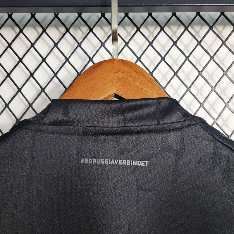 Camisa Borussia Dortmund Blackout 23/24 - Torcedor Preta