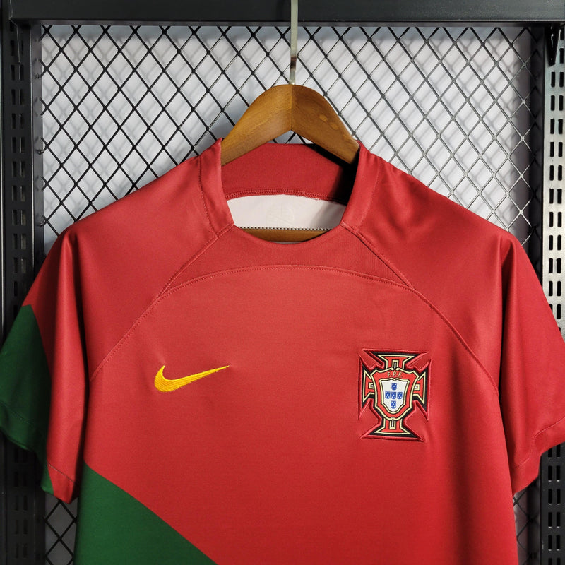 Camisa Portugal Home 22/23 - Torcedor Vermelha