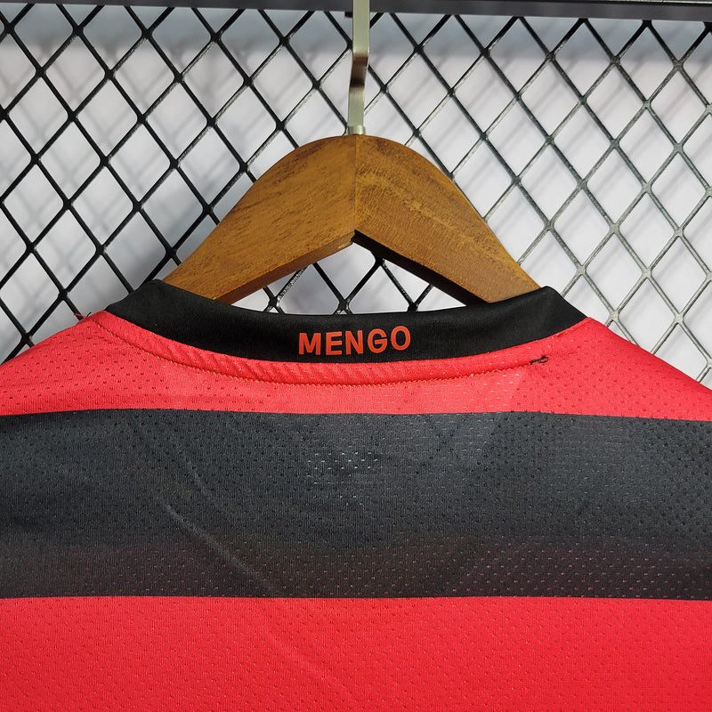 Camisa Flamengo Home 08/09 Retrô Preta e Vermelha