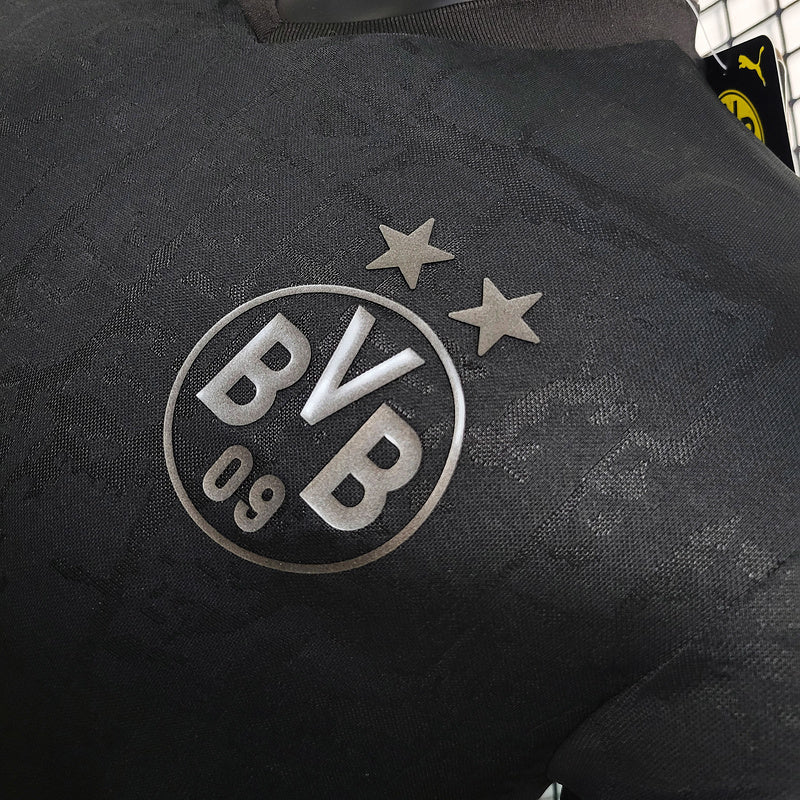 Camisa Borussia Dortmund Blackout 23/24 Jogador Preta