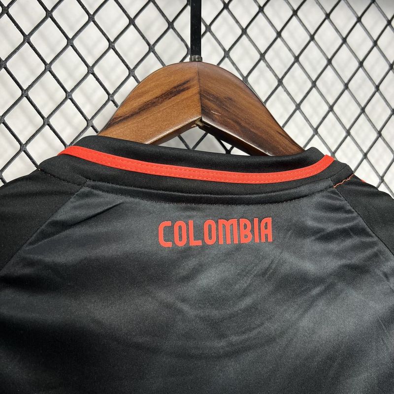 Camisa Colômbia Away 24/25 Feminina Preta