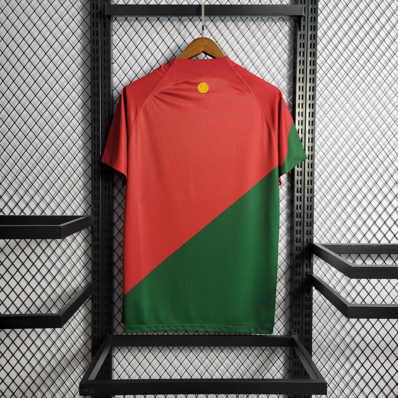 Camisa Portugal Home 22/23 - Torcedor Vermelha