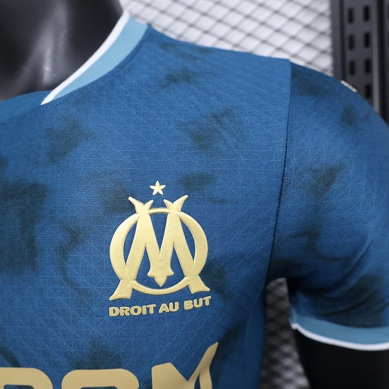 Camisa Olympique de Marseille Away 24/25 Jogador Azul