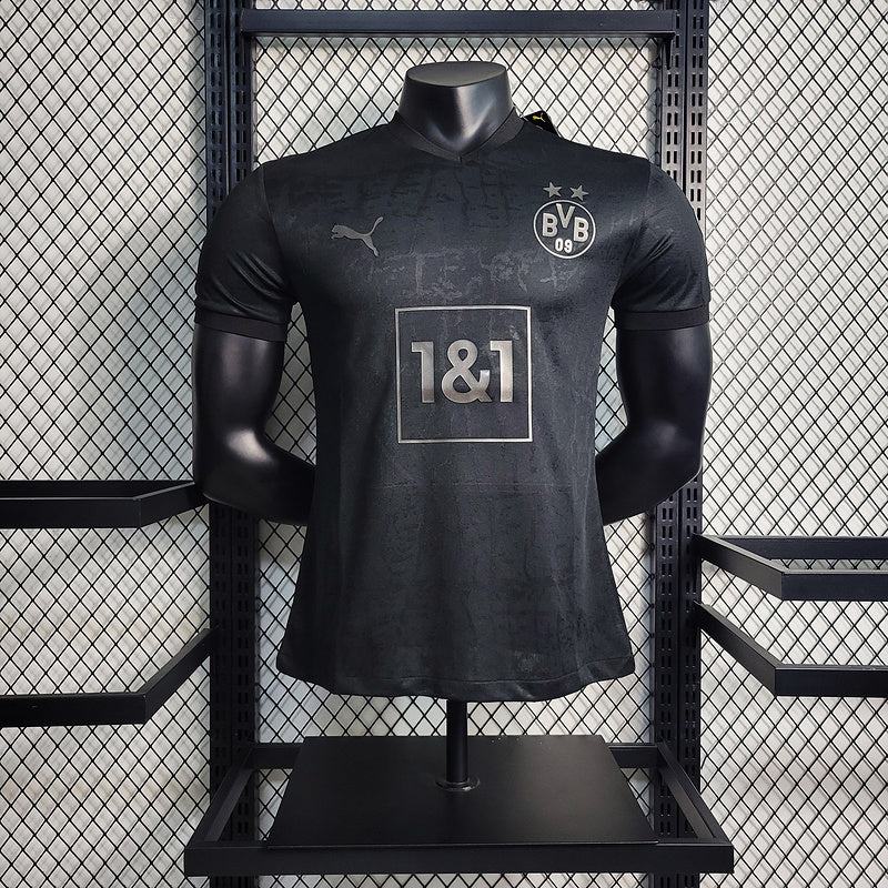 Camisa Borussia Dortmund Blackout 23/24 Jogador Preta