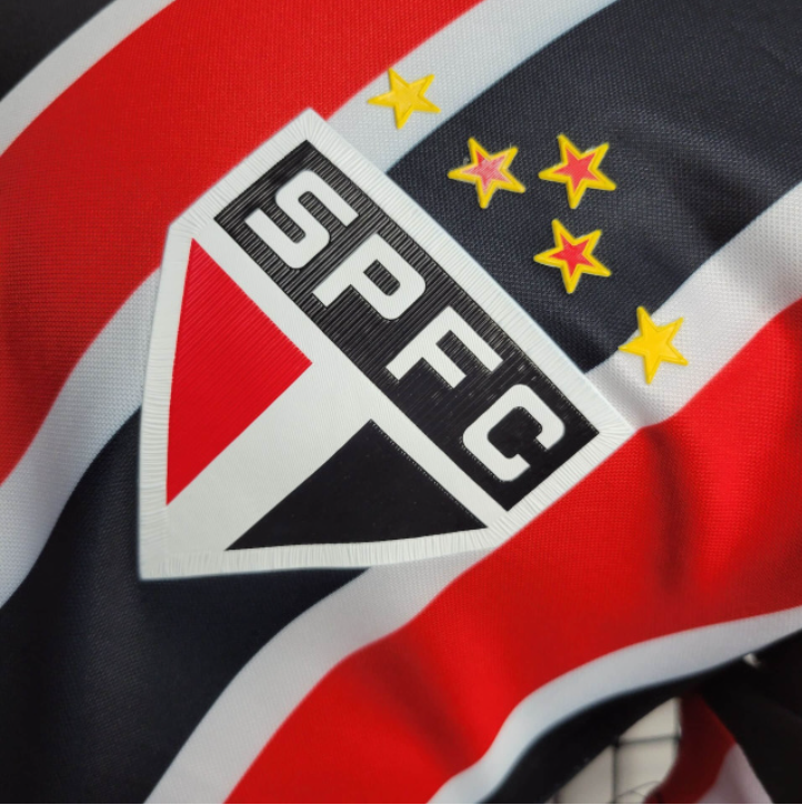Camisa São Paulo Away 24/25 Jogdor Vermelha e Branca