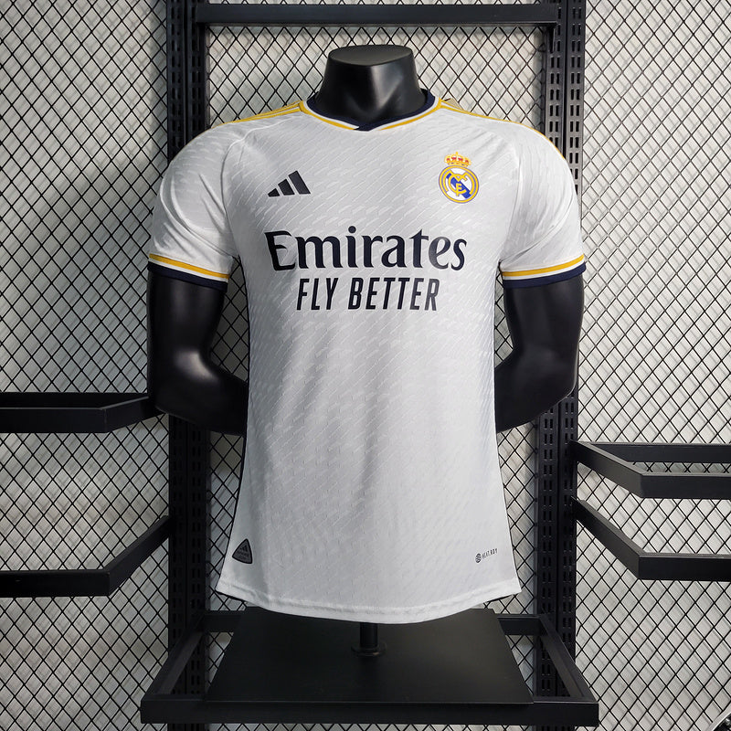 Camisa Real Madrid Home 23/24 Jogador Branca