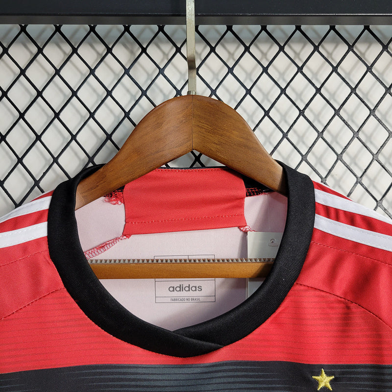 Camisa Flamengo Home 23/24 Feminina Preta e Vermelha