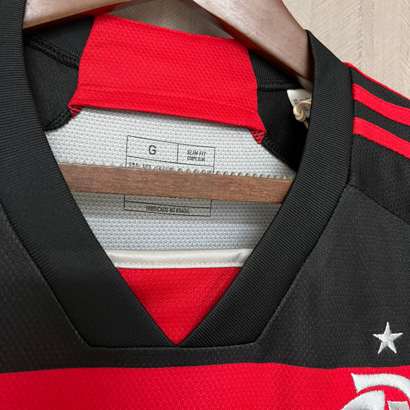 Camisa Flamengo Home 24/25 Torcedor Preta e Vermelha