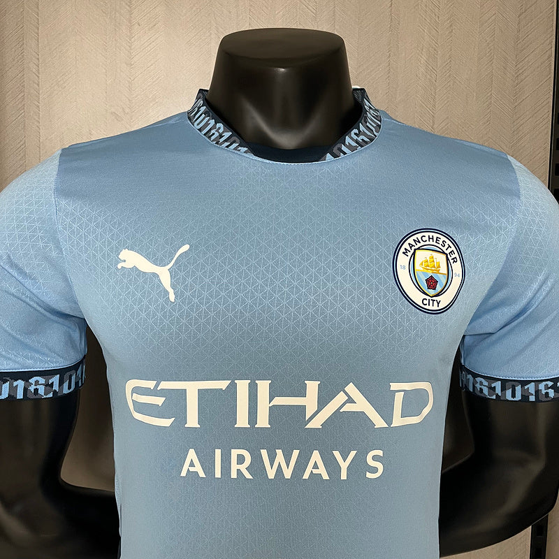 Camisa Manchester City Home 24/25 Jogador Azul