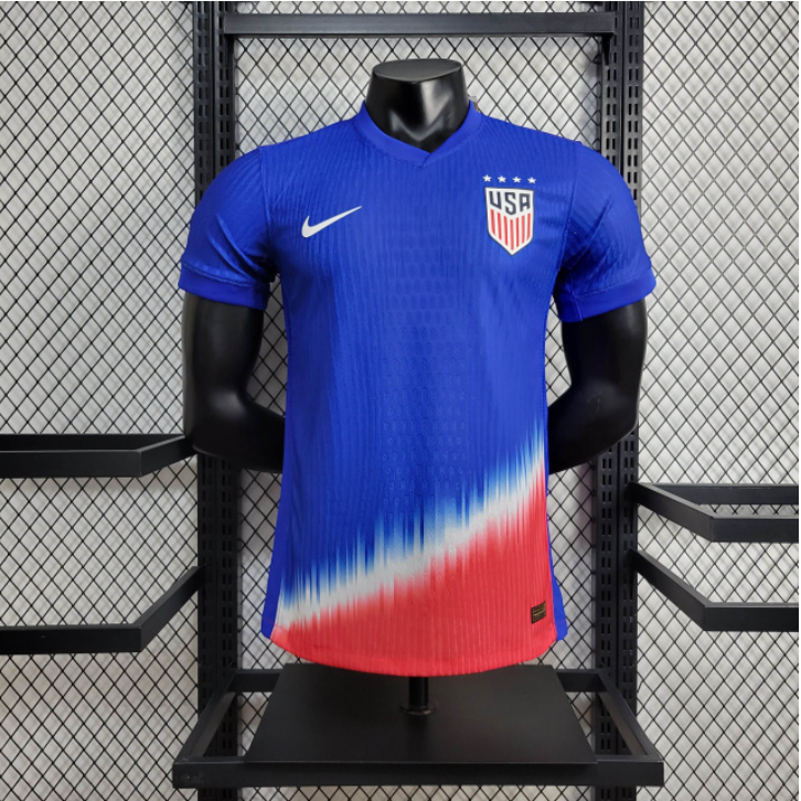 Camisa Estados Unidos Away 24/25 Jogador Azul