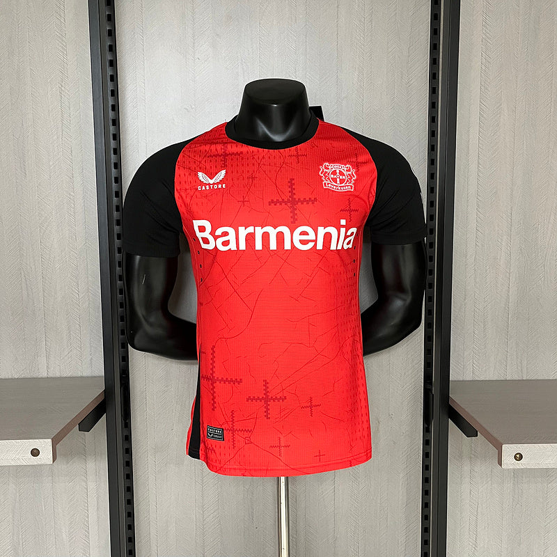 Camisa Bayer Liverkusen Home 24/25 Jogador Vermelha