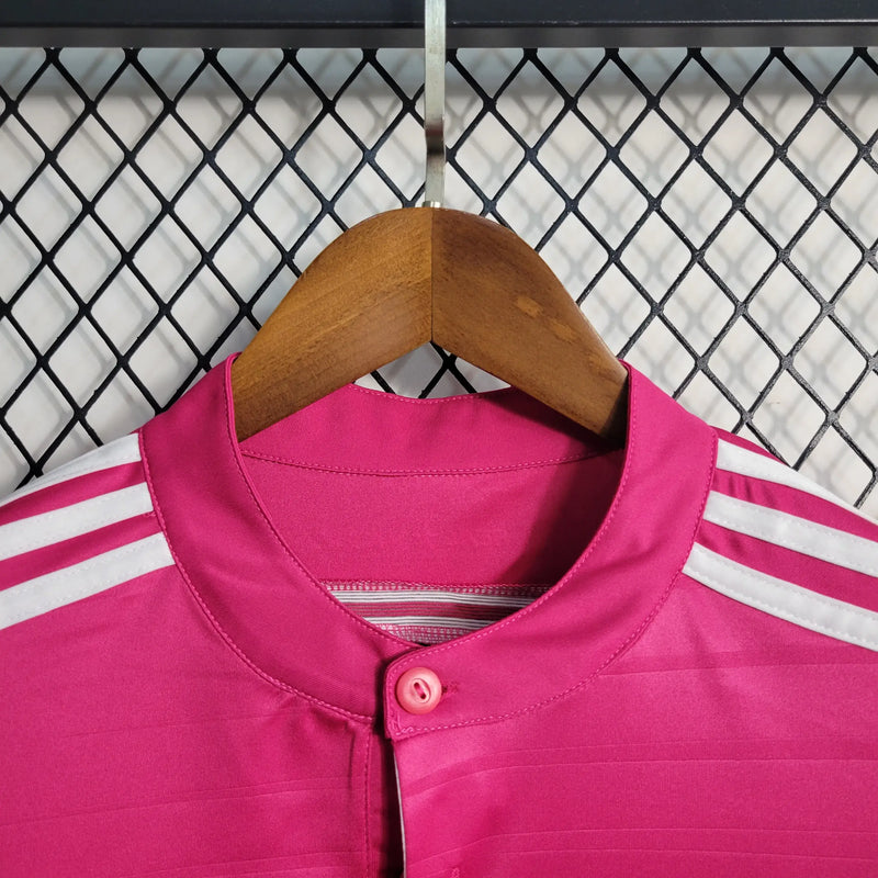 Camisa Real Madrid Away 14/15 Retrô - Torcedor Rosa