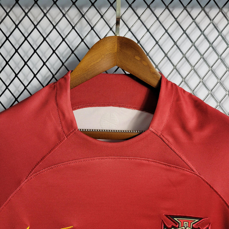 Camisa Portugal Home 22/23 - Torcedor Vermelha