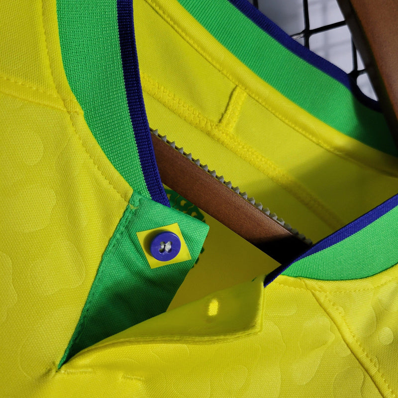 Camisa Brasil Home 2022 - Torcedor Amarela