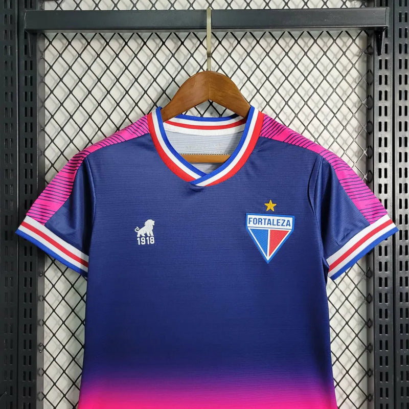 Camisa Fortaleza Outubro Rosa 23/24 - Feminina Azul e Rosa