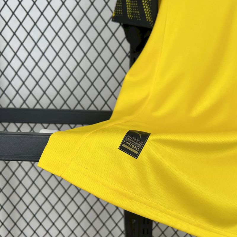 Camisa Borussia Dortmund Home 25/26 Torcedor Amarela e Preta