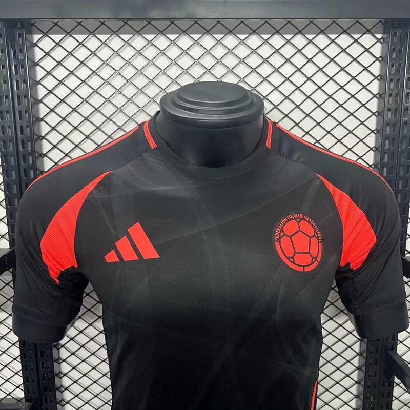 Camisa Colômbia Away 24/25 Jogador Preta
