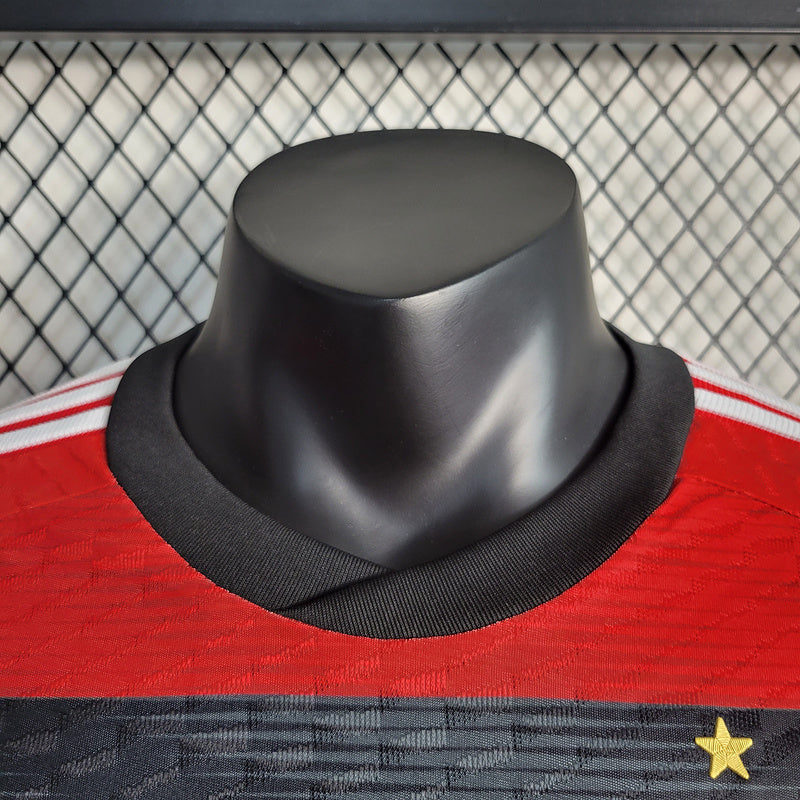 Camisa Flamengo Home 23/24 Jogador Preta e Vermelha