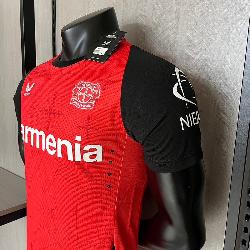 Camisa Bayer Liverkusen Home 24/25 Jogador Vermelha