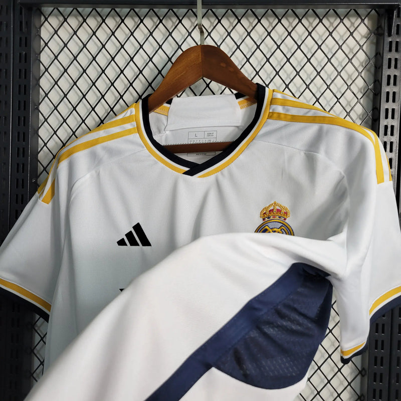 Camisa Real Madrid Home 23/24 - Torcedor Branca