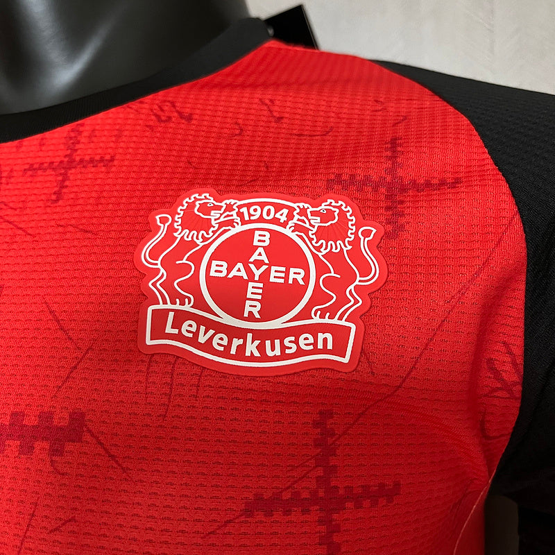 Camisa Bayer Liverkusen Home 24/25 Jogador Vermelha