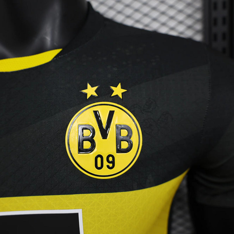 Camisa Borussia Dortmund Away 24/25 Jogador Preta