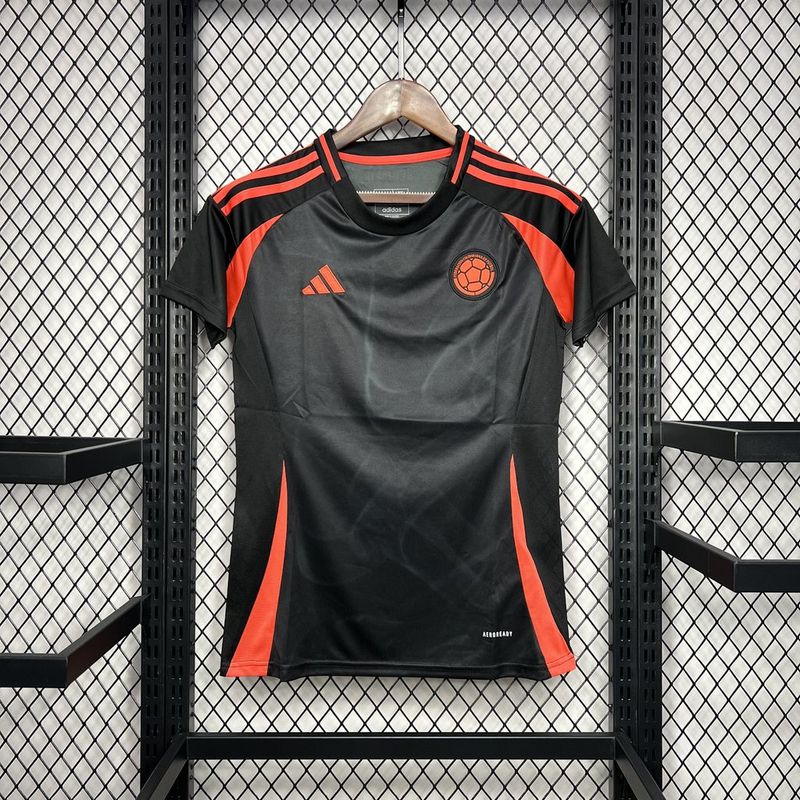 Camisa Colômbia Away 24/25 Feminina Preta