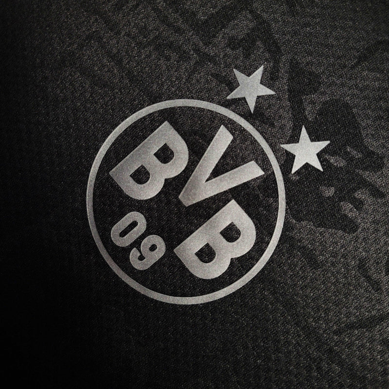 Camisa Borussia Dortmund Blackout 23/24 - Torcedor Preta