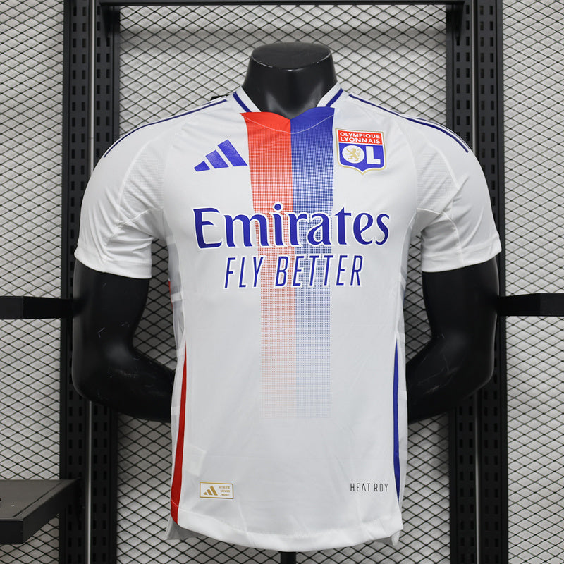 Camisa Lyon Home 24/25 Jogador Branca