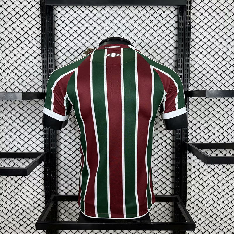 Camisa Fluminense Home 25/26 Jogador Vinho e Verde
