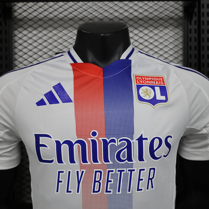 Camisa Lyon Home 24/25 Jogador Branca