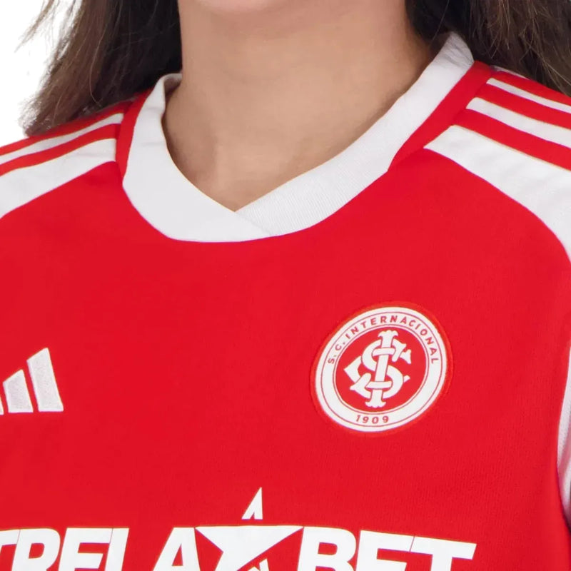 Camisa Internacional Home 24/25 - Feminina Vermelha