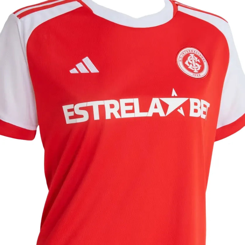 Camisa Internacional Home 24/25 - Feminina Vermelha