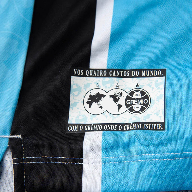 Camisa Grêmio Home 25/26 Torcedor Preta e Azul
