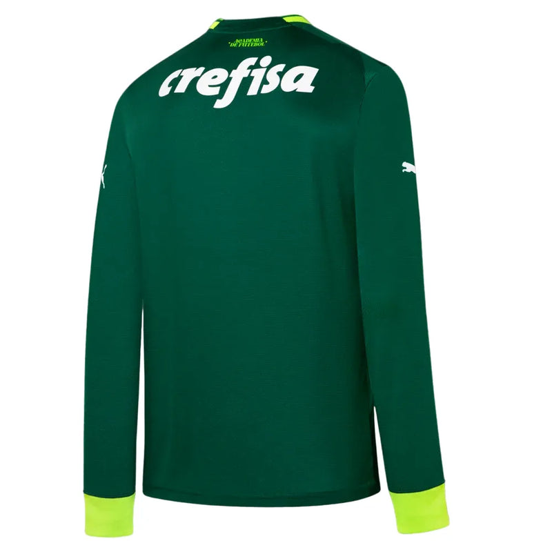 Camisa Palmeiras Home 23/24 Manga Longa - Torcedor Verde