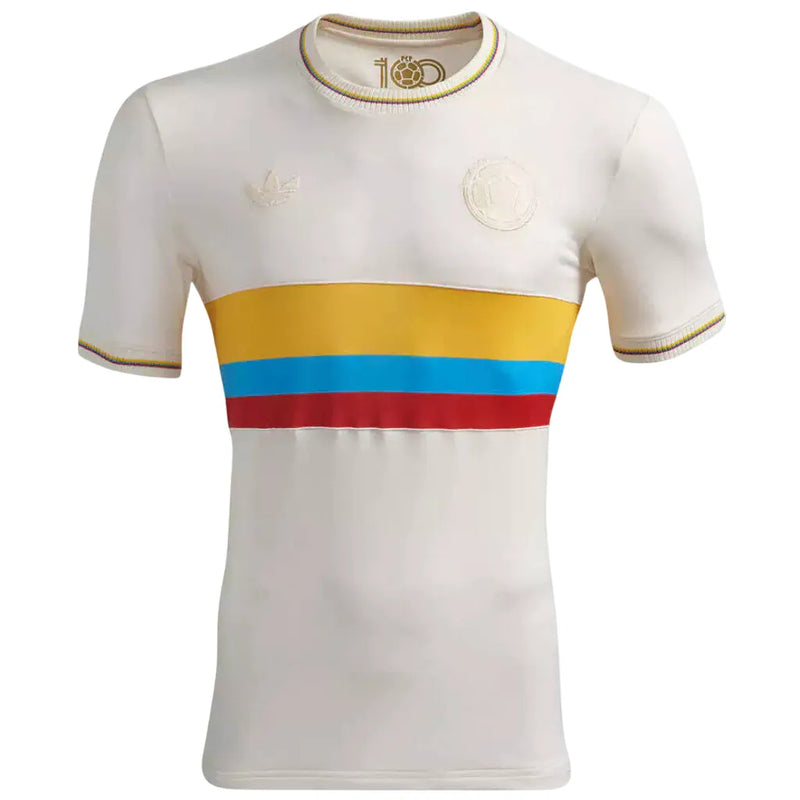 Camisa Colômbia Edição 100 Anos - Torcedor Bege