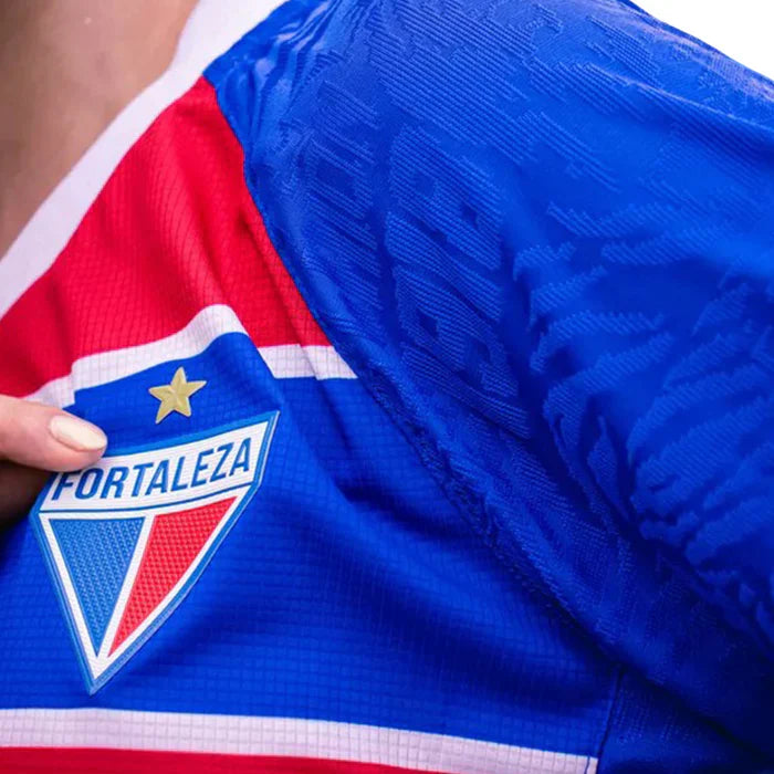 Camisa Fortale Home 24/25 - Feminna Vermelha e Azul