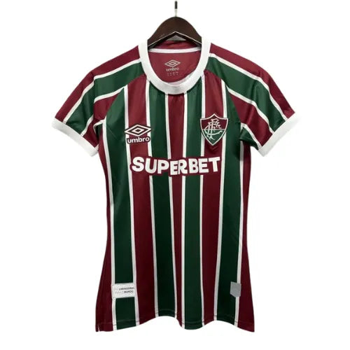 Camisa Fluminense Home 25/26 -  Feminina Vinho e Verde