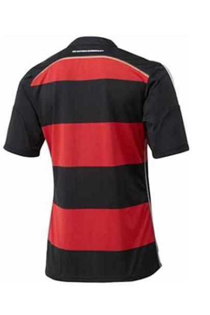 Camisa Alemanha Away 2014 Retrô - Vermelha e Preta