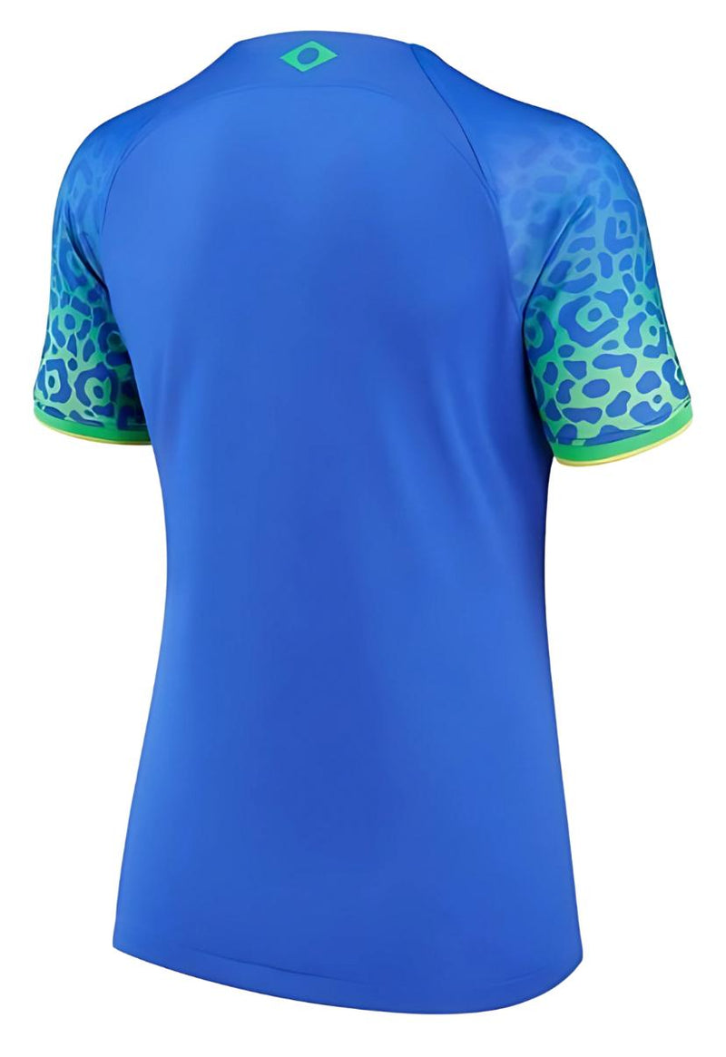 Camisa Brasil Away 2022 - Feminina Azul