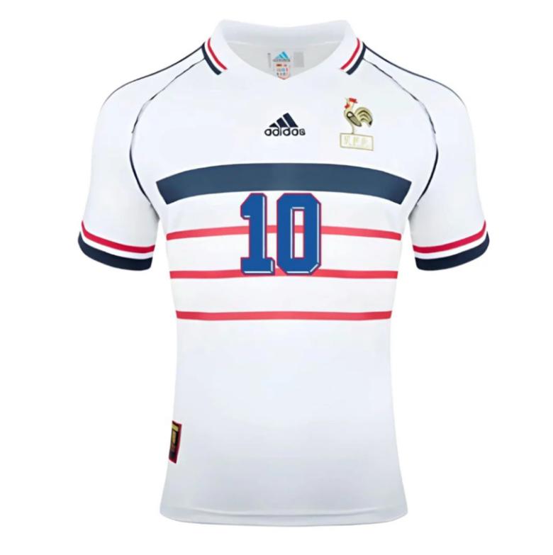 Camisa França Away 1998 Retrô - Branca