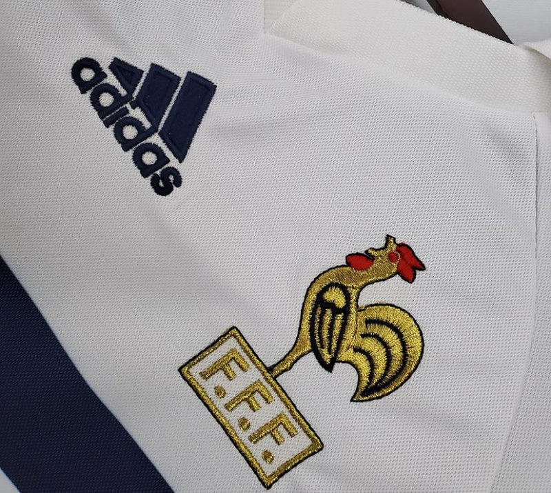 Camisa França Away 1998 Retrô - Branca
